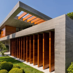 Revestimento Ripa de cimento aparente 09 x 100cm Cinza Natural - M²